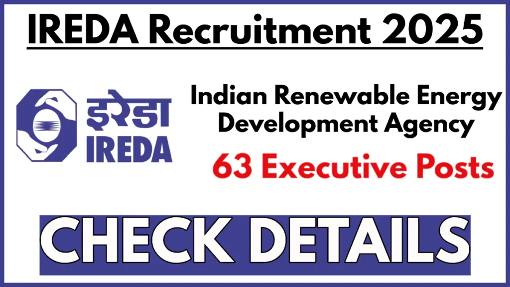 IREDA Recruitment 2025