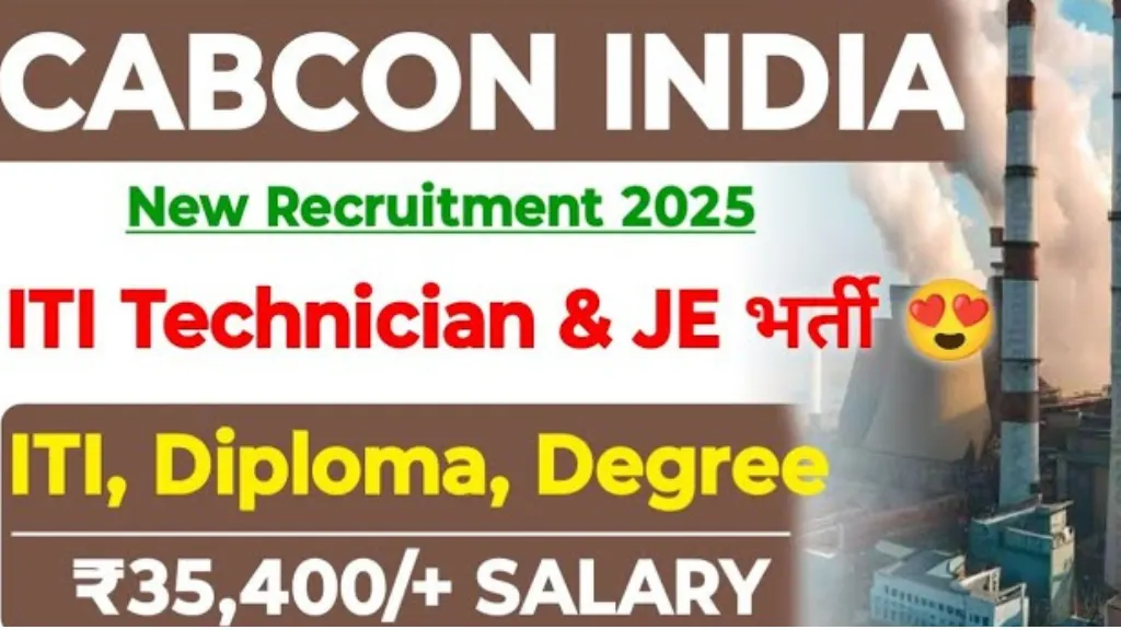 Cabcon India Ltd Recruitment 2025