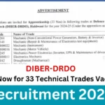 DIBER-DRDO Apprentice Recruitment 2025