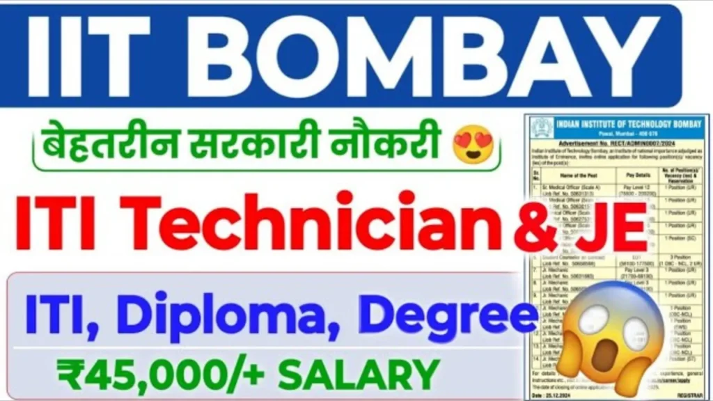 IIT Bombay Recruitment 2025