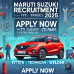 Maruti Suzuki Recruitment 2025