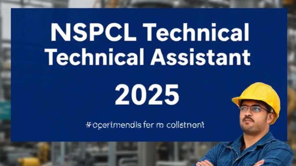 NSPCL Technical Assistant Recruitment 2025: Apply for 33 Vacancies Now!