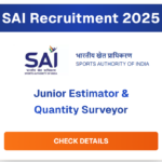 SAI Recruitment 2025: Apply for Junior Estimator & Quantity Surveyor